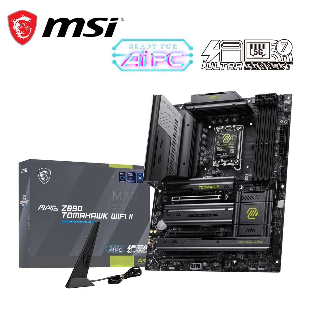 MSI MSI MAG Z890 TOMAHAWK WIFI II マザーボード（ブラック） Z890-TOMAHAWKWIFI-II