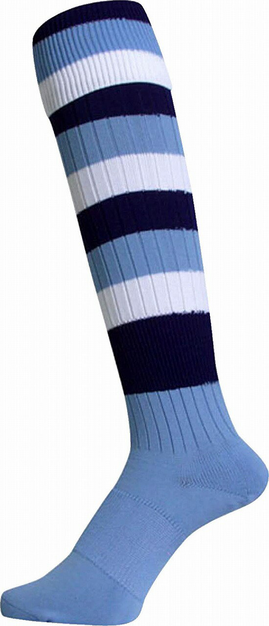 マイン RUGBY SOCKS（ネイビー×サックス×ホワイト）　ソックス　25-27cm EBS-727