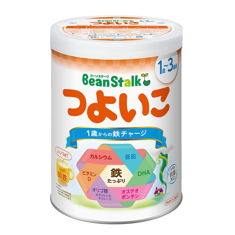 【返品種別B】□「返品種別」について詳しくはこちら□※仕様やパッケージは、リニューアルなどの理由で変更になっている場合がございます。予めご了承下さい。※お手元に届きました商品(パッケージ)の原材料や成分などの仕様を、必ず開封前にご確認の上、ご使用下さい。◆1歳からの鉄チャージ。◆【毎日の食生活に栄養素をおいしくプラス】1〜3歳頃のお子様に大切な栄養素をバランスよく配合しています。◆【成長をサポート】不足しがちな「鉄」、「カルシウム」、「ビタミンD」や、発育に大切な「DHA」、「亜鉛」をとることができます。◆【カラダを守る】「オリゴ糖（ガラクトシルラクトース）」、「オステオポンチン」をとることができます。■原材料：デキストリン（でんぷん糖化物）（国内製造）、植物油（パーム核油、パーム油、カノーラ油、大豆油）、ホエイパウダー、乳糖、バターミルクパウダー、脱脂粉乳、カゼイン、たんぱく質濃縮ホエイパウダー、乳清たんぱく質濃縮物、精製魚油、酵母/炭酸Ca、リン酸K、塩化Mg、塩化K、V.C、炭酸K、クエン酸K、ピロリン酸鉄、V.E、シチジル酸Na、パントテン酸Ca、ナイアシン、ウリジル酸Na、V.A、V.B1、V.B6、V.B2、5’-AMP、グアニル酸Na、イノシン酸Na、葉酸、カロテン、ビオチン、V.K、V.D、V.B12、（一部に乳成分・大豆を含む）■主要栄養成分：100g当たりエネルギー:481kcal、たんぱく質:11.5g、脂質:22.0g、炭水化物:59.7g、食塩相当量:0.41g■アレルゲンン：乳成分、大豆雪印ビーンスターク広告文責：株式会社Joshin(06-6633-1111)日用雑貨＞ベビー用品＞ミルク・飲料＞ミルク