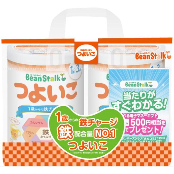【返品種別B】□「返品種別」について詳しくはこちら□※仕様やパッケージは、リニューアルなどの理由で変更になっている場合がございます。予めご了承下さい。※お手元に届きました商品(パッケージ)の原材料や成分などの仕様を、必ず開封前にご確認の上、ご使用下さい。◆1歳からの鉄チャージ。◆【毎日の食生活に栄養素をおいしくプラス】1〜3歳頃のお子様に大切な栄養素をバランスよく配合しています。◆【成長をサポート】不足しがちな「鉄」、「カルシウム」、「ビタミンD」や、発育に大切な「DHA」、「亜鉛」をとることができます。◆【カラダを守る】「オリゴ糖（ガラクトシルラクトース）」、「オステオポンチン」をとることができます。■原材料：デキストリン（でんぷん糖化物）（国内製造）、植物油（パーム核油、パーム油、カノーラ油、大豆油）、ホエイパウダー、乳糖、バターミルクパウダー、脱脂粉乳、カゼイン、たんぱく質濃縮ホエイパウダー、乳清たんぱく質濃縮物、精製魚油、酵母/炭酸Ca、リン酸K、塩化Mg、塩化K、V.C、炭酸K、クエン酸K、ピロリン酸鉄、V.E、シチジル酸Na、パントテン酸Ca、ナイアシン、ウリジル酸Na、V.A、V.B1、V.B6、V.B2、5’-AMP、グアニル酸Na、イノシン酸Na、葉酸、カロテン、ビオチン、V.K、V.D、V.B12、（一部に乳成分・大豆を含む）■主要栄養成分：100g当たりエネルギー:481kcal、たんぱく質:11.5g、脂質:22.0g、炭水化物:59.7g、食塩相当量:0.41g■アレルゲンン：乳成分、大豆雪印ビーンスターク広告文責：株式会社Joshin(06-6633-1111)日用雑貨＞ベビー用品＞ミルク・飲料＞ミルク