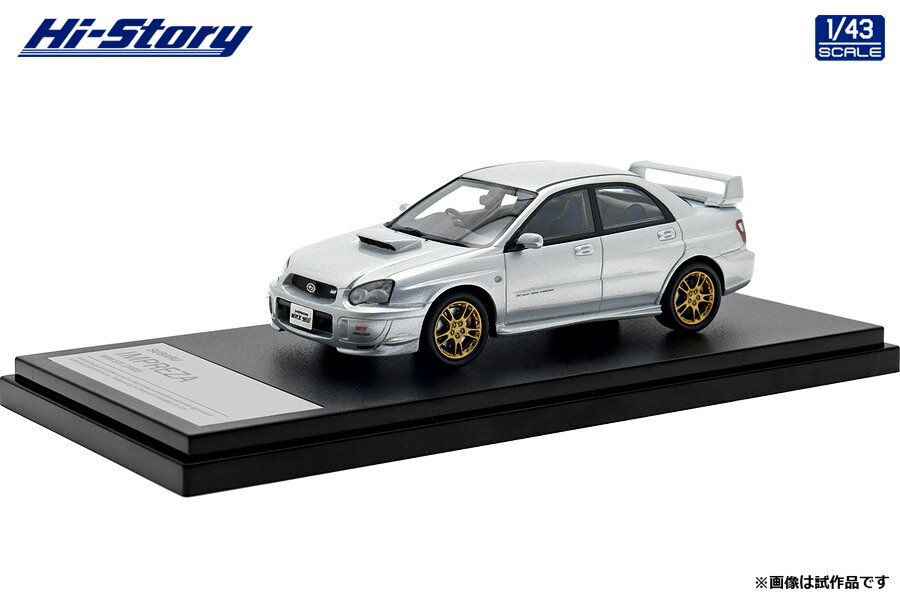 ハイストーリー 1/43 SUBARU IMPREZA WRX STi (2002) プレミアムシルバー・メタリック【HS433SL】 ミニカー