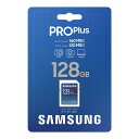 MB-SD128K/IT Samsung（サムスン） SD PRO Plus 128GB 高速転送対応 SDXCカード Class 10 U3 V30/10年保証【国内正規品】