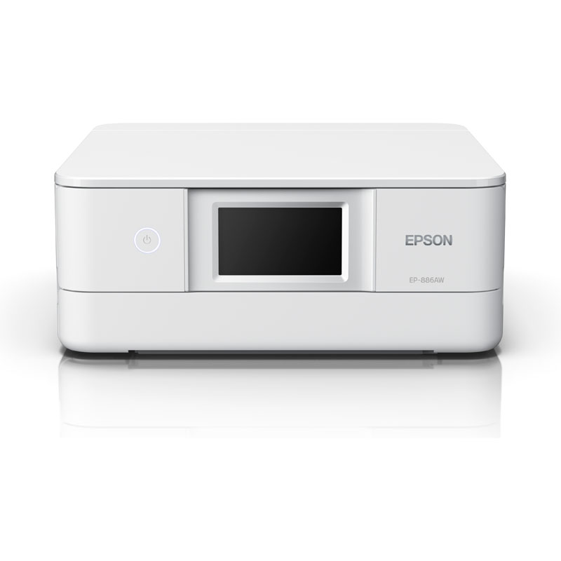 エプソン A4カラーインクジェットプリンター複合機（ホワイト） EPSON　Colorio（カラリオ） EP-886AW