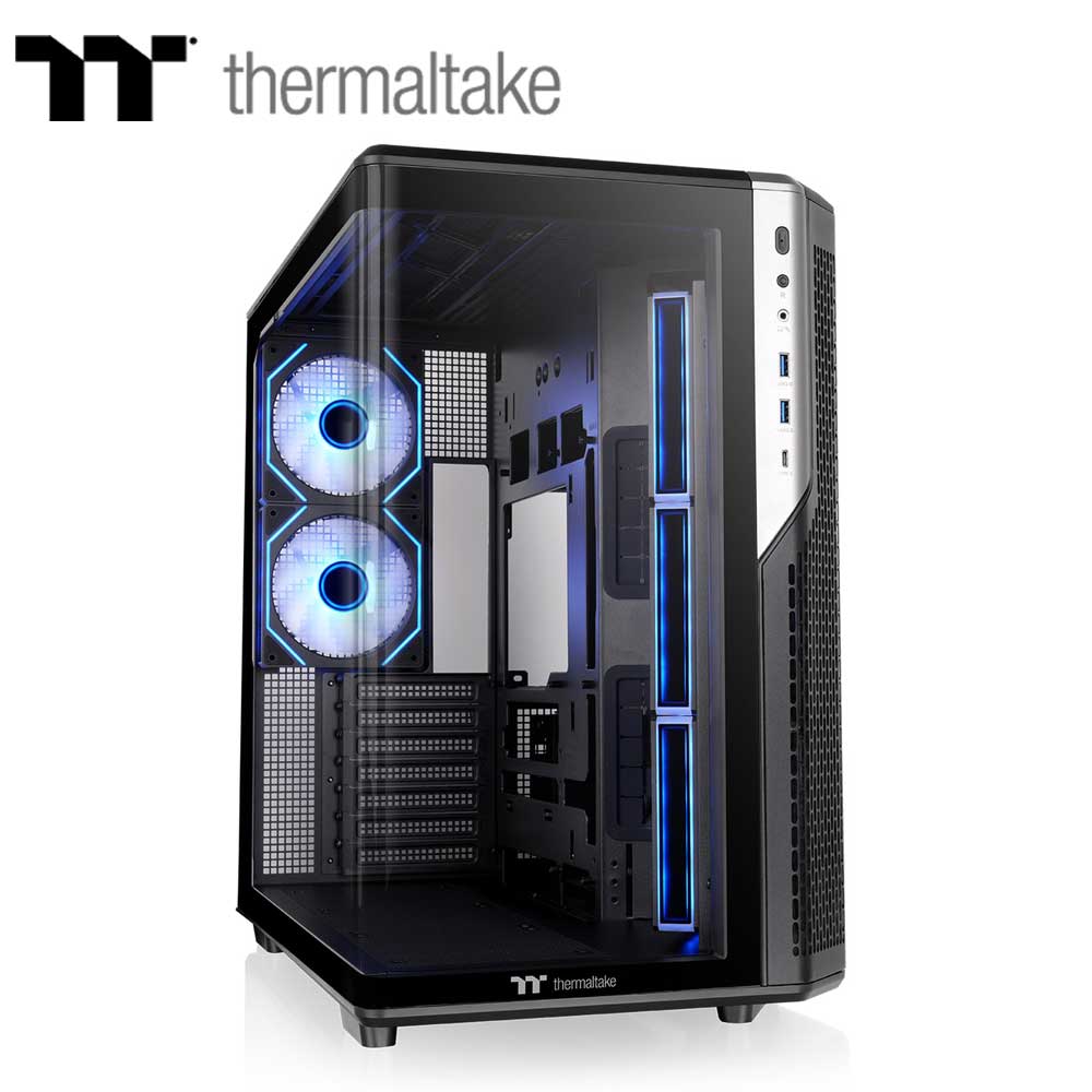 Thermaltake ミドルタワー型PCケース View 590 TG ARGB（ブラック） CA-12C-00M1WN-01