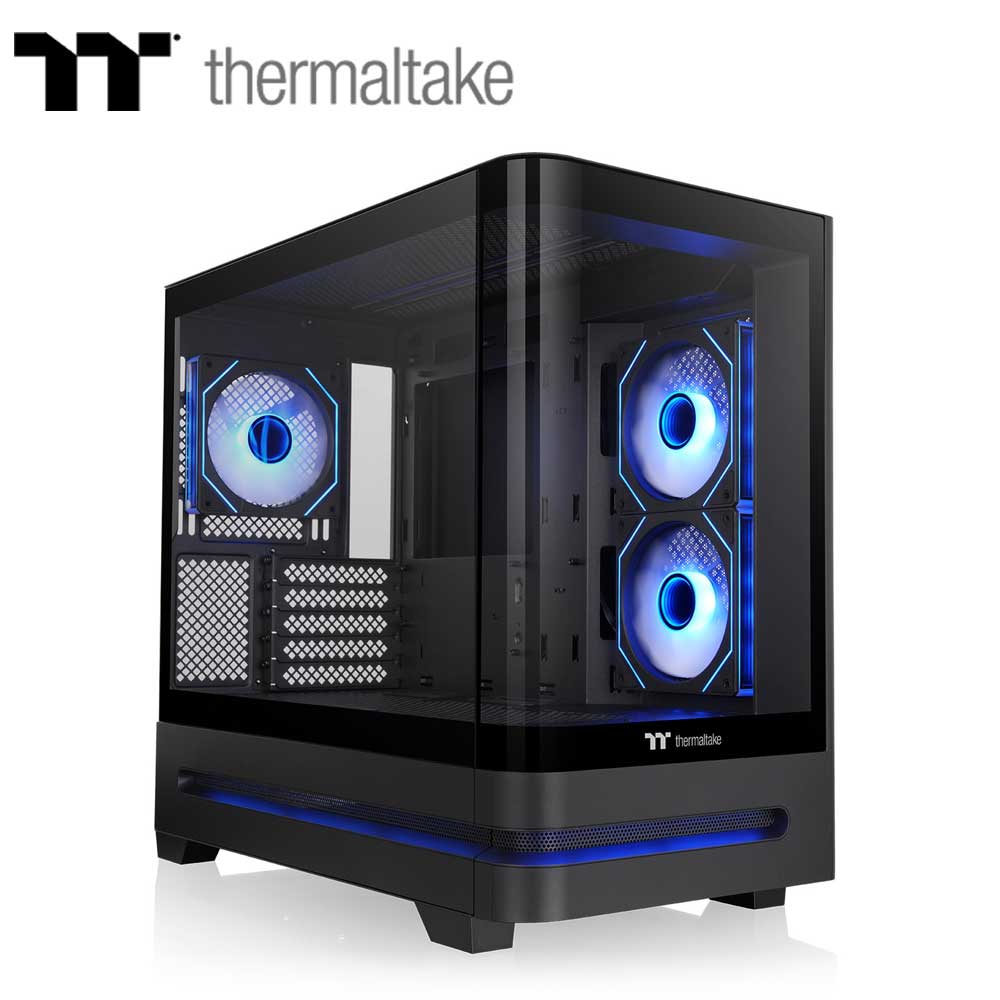 Thermaltake マイクロタワー型PCケース Arcus 190 TG ARGB（ブラック） CA-11S-00S1WN-00