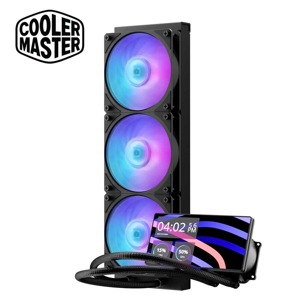 Cooler Master｜クーラーマスター 水冷一体型CPUクーラー MasterLiquid Core LCD 6 360 Black ARGB MLW-D36M-A24PA-L1