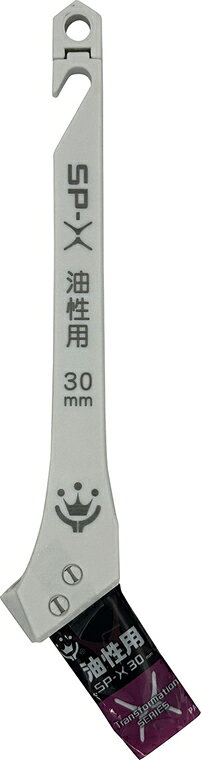 【返品種別B】□「返品種別」について詳しくはこちら□※ご使用になる前に必ず「毛払い」をおこない、後れ毛(おくれげ)を取りのぞいてください。※「毛払い」をおこなわずに塗ると塗装面に毛が抜け落ちる可能性があります。※ご使用の塗料・塗装条件により、本来の性能を発揮できない場合がありますのでご注意下さい。◆「SP油性刷毛」が樹脂素材に進化！　従来の筋違綴じ刷毛の「使用感をそのまま」にこだわり、樹脂素材採用で耐久性が高く、カビ・サビの発生を抑え長期利用が可能。◆製造面でも品質の安定性を実現。◆毛玉と柄が外れ使用後の洗浄も容易に。◆仕様・製造・販売の側面から取り扱いやすさを追求した今までにない新しい刷毛です。■　仕　様　■パッケージサイズ(約)：25×66×219mmパッケージ重量(約)：36g[SPXY30HANDYCROWN]ハンディ・クラウンアウトドア＞DIY・工具＞工事・照明用品＞塗装・内装用品