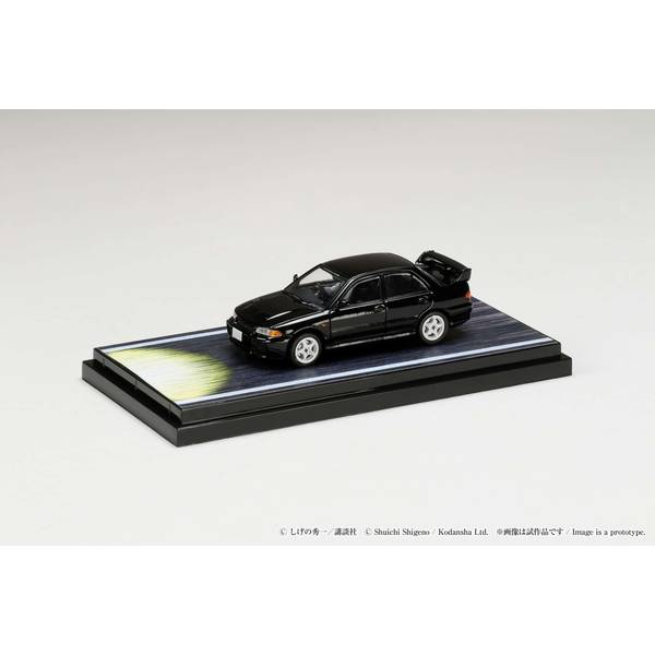 ホビージャパン 1/64 Mitsubishi Lancer RS Evolution III / 頭文字 D VS 高橋 涼介 須藤 京一ドライバーフィギュア付き【HJ643010D】 ミニカー