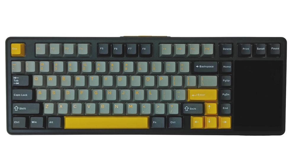 AULA ゲーミングキーボード L99 画面付き 英語配列（サンダーブラック Raindrop Switch） L99RD-GY