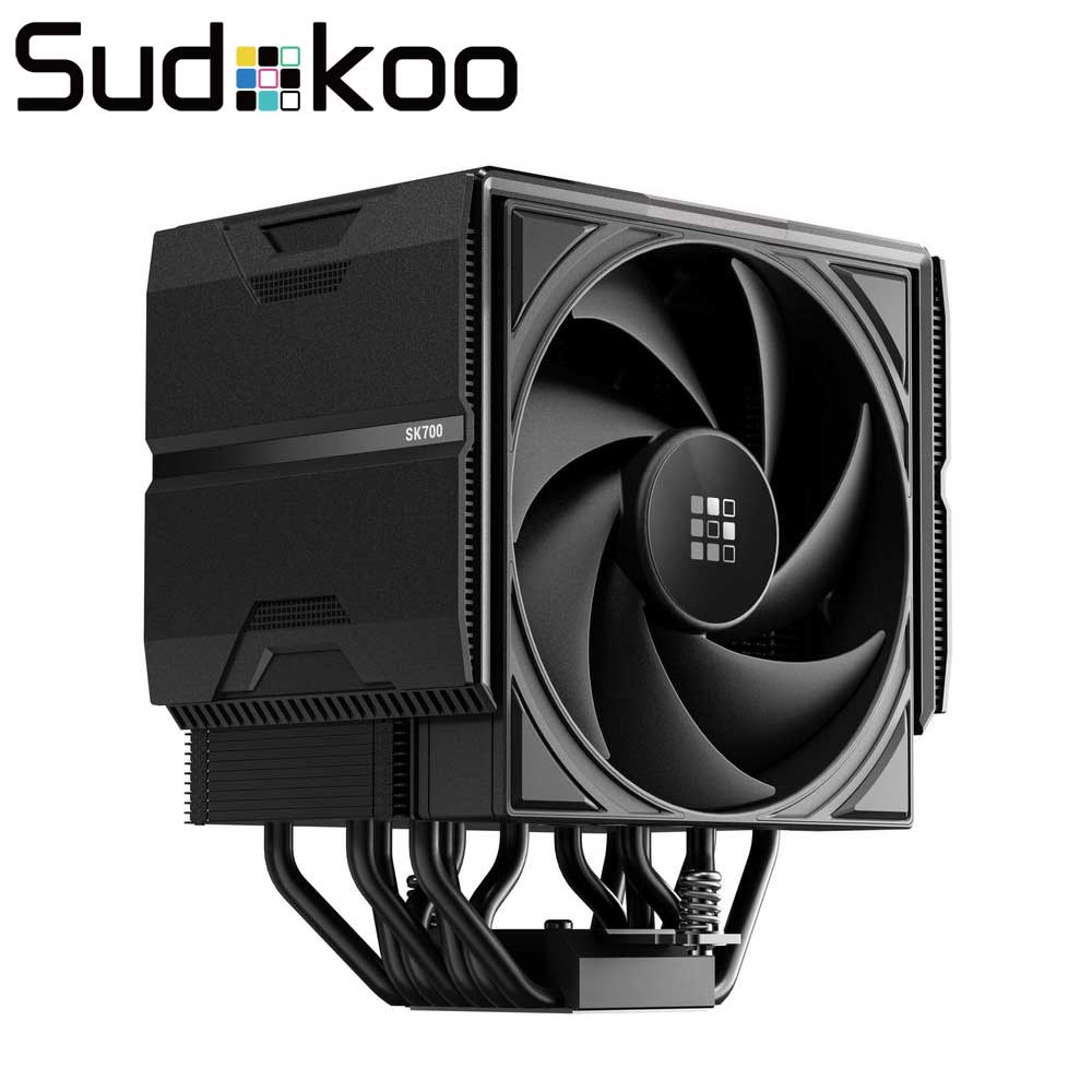 Sudokoo AM5専用 サイドフロー型CPUクーラー （ブラック） SK700-BK