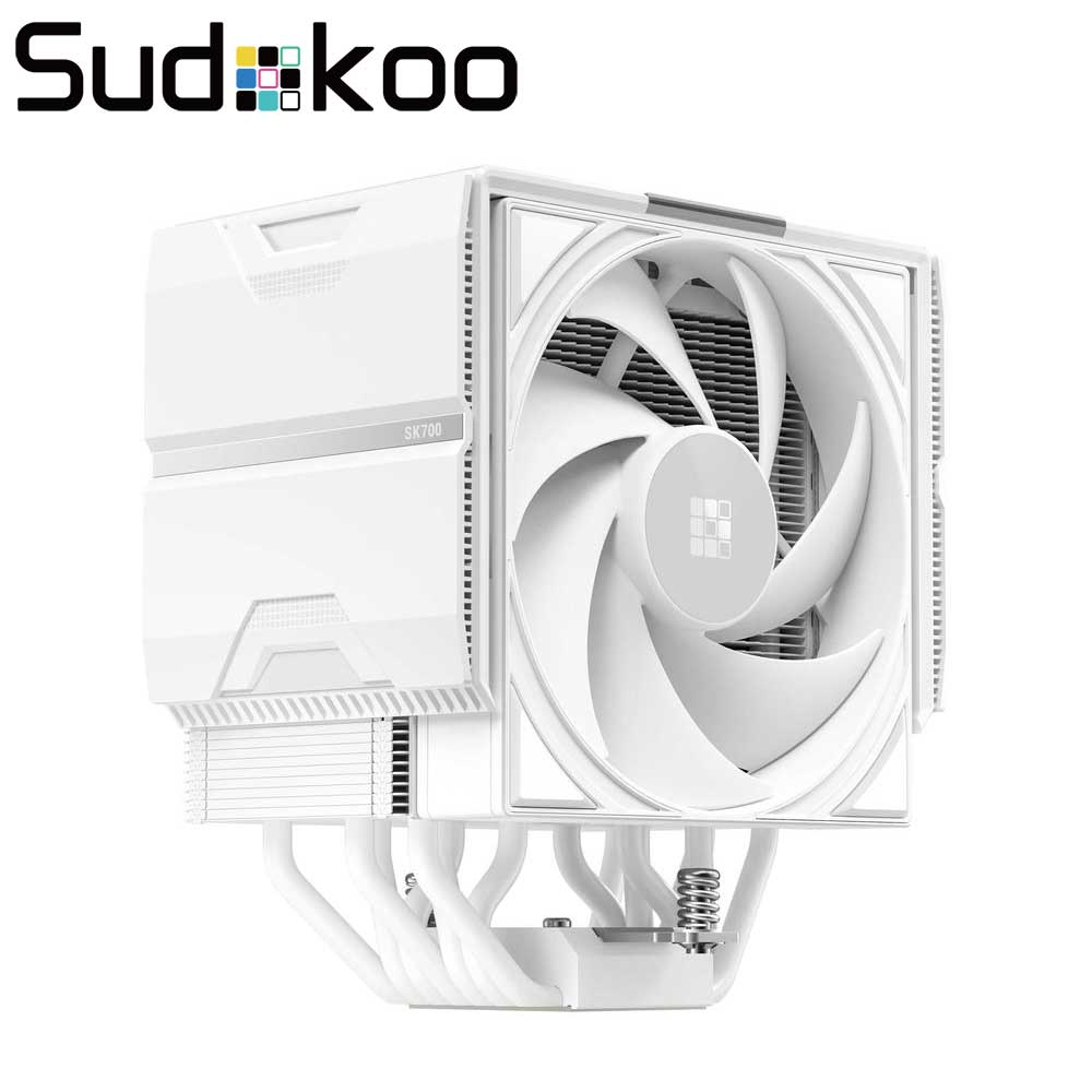 Sudokoo AM5専用 サイドフロー型CPUクーラー （ホワイト） SK700-WH