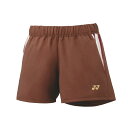 YO-25071-015-M ヨネックス ウィメンズ ショートパンツ(ブラウン・サイズ:M) YONEX