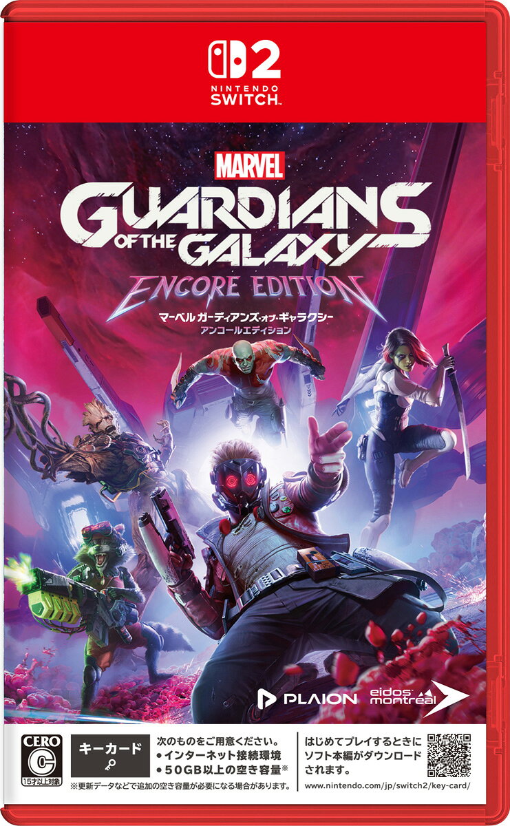 PLAION 【Switch2】Marvel's Guardians of the Galaxy: Encore Edition（マーベル ガーディアンズ・オブ・ギャラクシー アンコールエディション） [POT-P-AA2TA NSW2 マ-ベル ガ-ディアンズ オブ ギャラクシ- アンコ-ルエディション]【MARVELCorner】