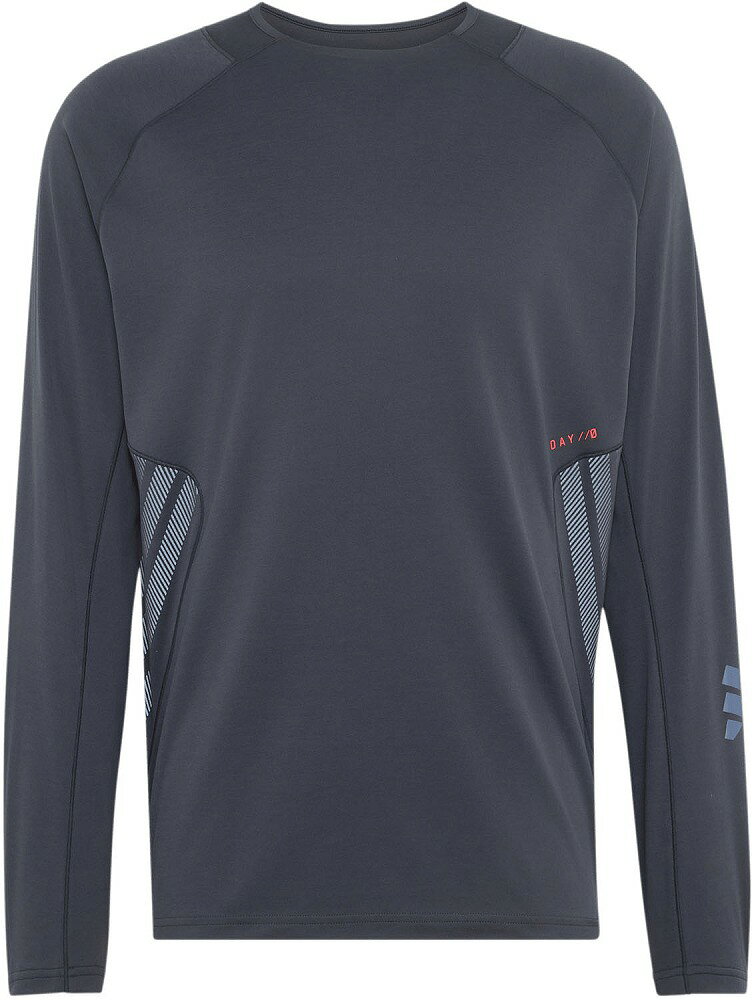 アディダス メンズ ランニング Tシャツ 長袖（ナイトグレー・サイズ：2XL） WR892-...