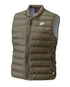 YO-98073-180-M ヨネックス ウィメンズ 中綿ベスト(モスグリーン・サイズ:M) YONEX