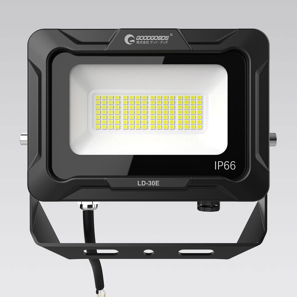 LD-30E LED投光器(昼白) 4500lm/30W 耐熱 GOODGOODS [LD30E]