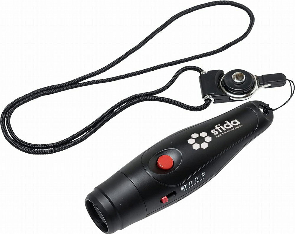 sfida（スフィーダ） ホイッスル e-Whistle（Black） IMO-SH22O01-BLK-FREE