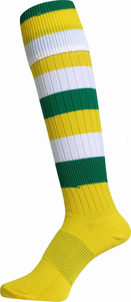 マイン RUGBY SOCKS（ケリー×イエロー×ホワイト） EBS-729