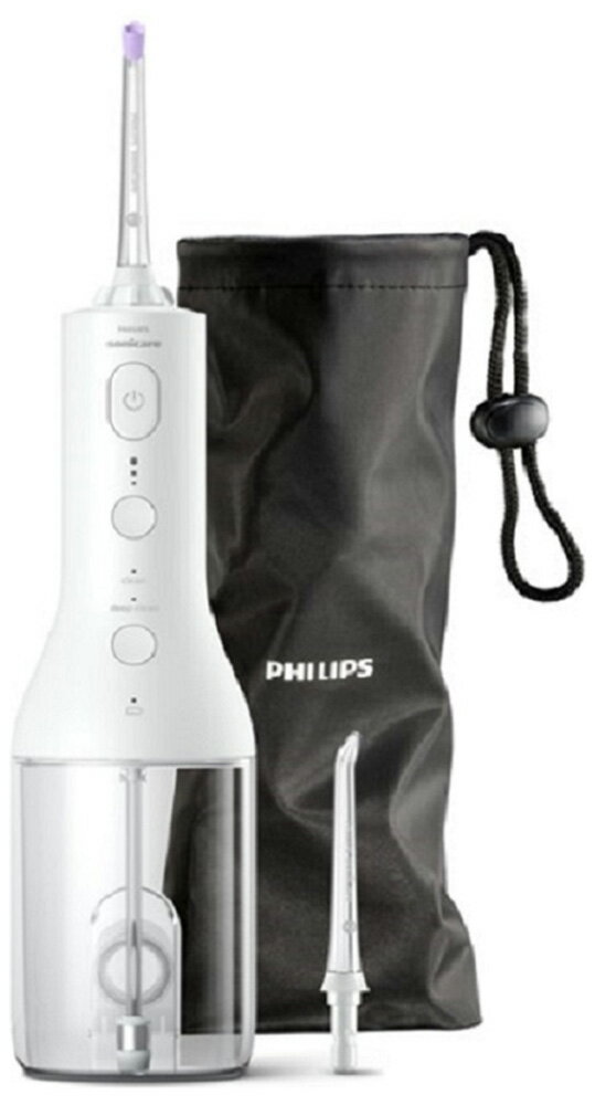 HX3826/31 フィリップス 口腔洗浄機器（ホワイト） Philips Sonicare（ソニッケアー）　Cordless Power Flosser 3000　 