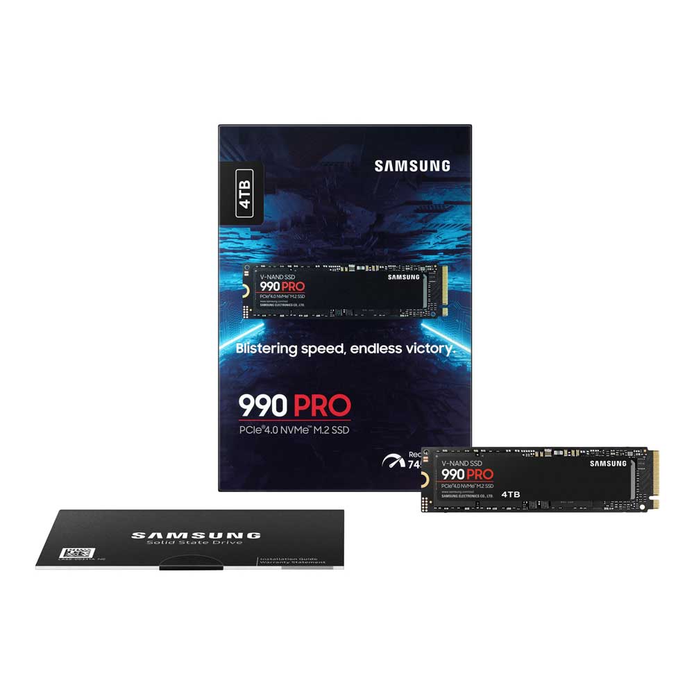 Samsungʥॹ Samsung SSD 990 PRO 4TB (M.2/NVMe) ݾ MZ-V9P4T0B-IT