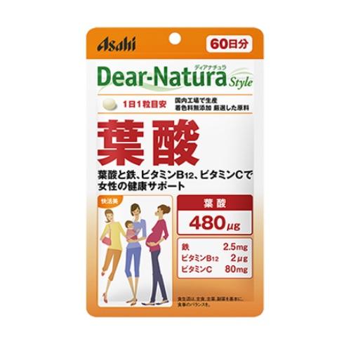 ディアナチュラスタイル 葉酸　60粒 アサヒグループ食品 DNSヨウサン60ニチ60T