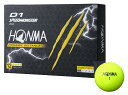 BT2302-YE 本間ゴルフ D1 SPEEDMONSTER ゴルフボール 1ダース 12個入り(イエロー) HONMA GOLF