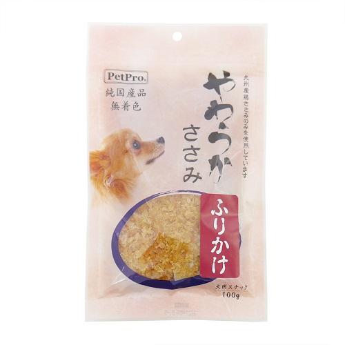 Chicken Breast - 犬用おやつ ペットプロ やわらかささみふりかけ 100g ペットプロ コクサンヤワラカササミフリカケ100G