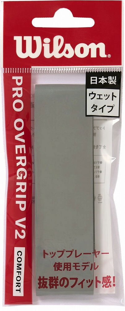 Wilson (ウイルソン) テニス PRO OVERGRIP 1PK SMU 1個入（グレー） WR84497030 Wi...