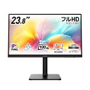 MSI 23.8型 液晶ディスプレイ（フルHD/ノングレア/1ms（MPRT）/100Hz/HDMI/USB Type-C/アンチフリッカー） Business ＆ Productivity Monitor MODERN-MD2412P