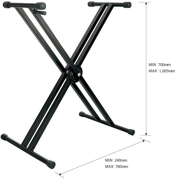 KS-5800 KC 折りたたみ式キーボードスタンド
