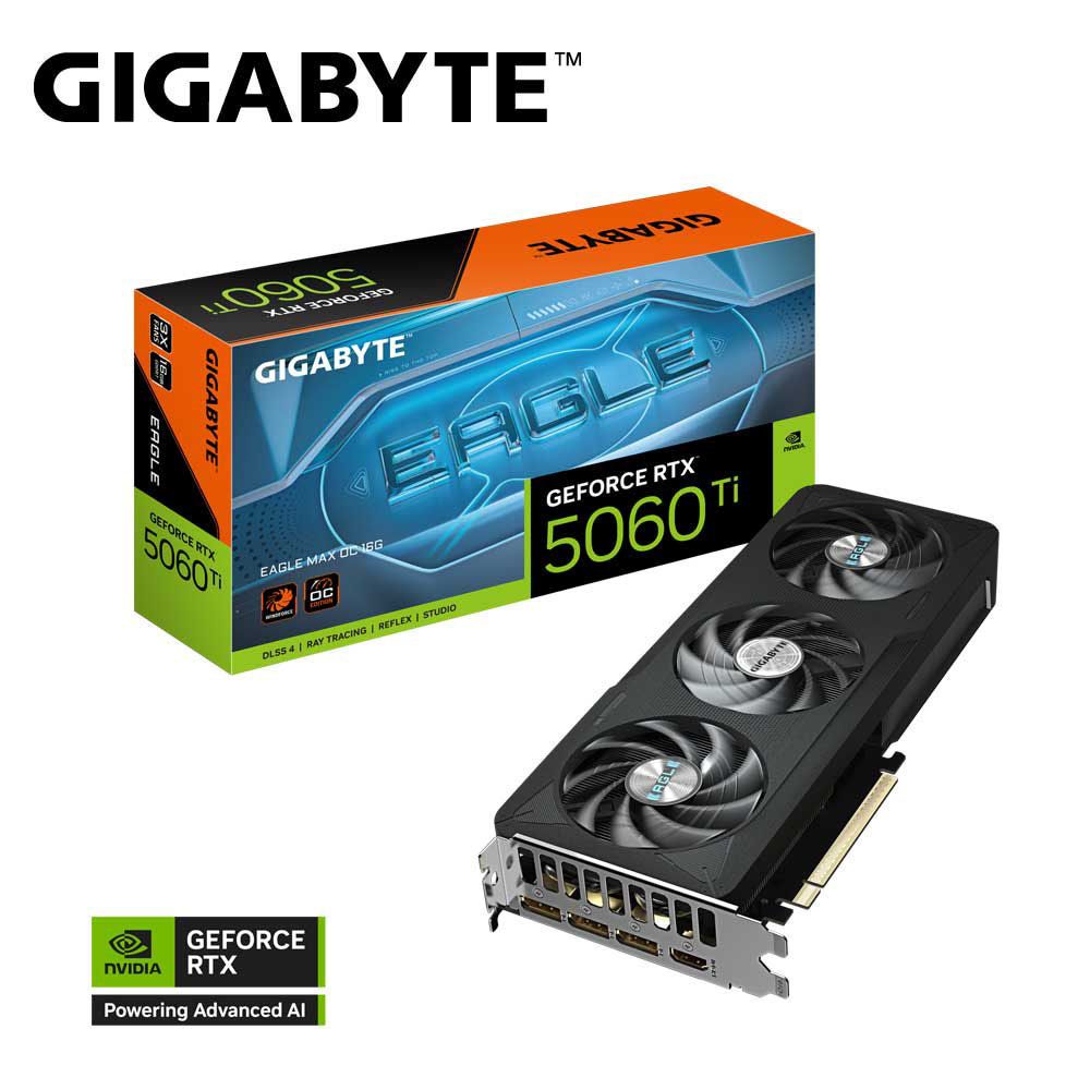 GIGABYTE GIGABYTE GeForce RTX 5060 Ti EAGLE MAX OC 16G トリプルファン 搭載 オーバークロック グラフィックボード GV-N506TEAGLEMAX OC-16GD