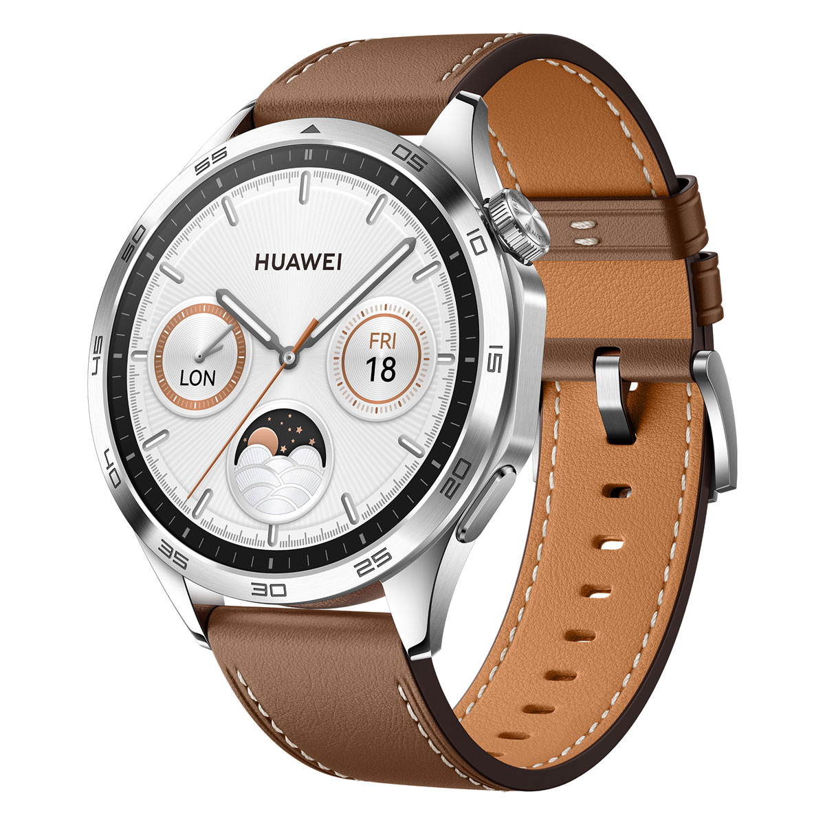 ファーウェイ スマートウォッチ メンズ HUAWEI（ファーウェイ） HUAWEI　WATCH GT4 46mm/Brown　スマートウォッチ WATCHGT446MM/BROWN [WATCHGT446MMBROWN]【返品種別A】