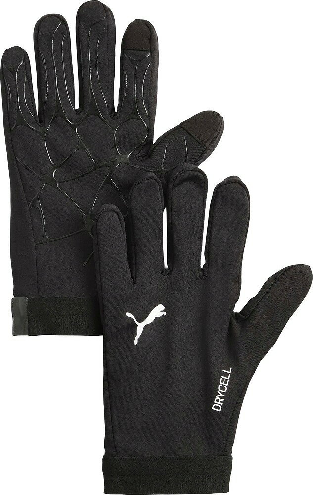 プーマ ユニセックス TEAMADDITIONS テックグローブ（プーマブラック/プーマホワイト・サイズ：M） 042153-01-M PUMA