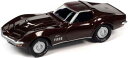 JOHNNY LIGHTNING 1/64 1969 シェビー コルベット バーガンディ【JLSP291A】 ミニカー