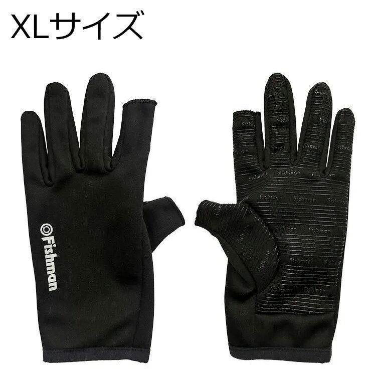 【返品種別A】□「返品種別」について詳しくはこちら□2026年08月 発売3層構造で風と雨の侵入を防ぎ、暖かな状態を保つ1層目：防水ソフトシェル生地2層目：ポリウレタン3層目：フリースDWR撥水性と防水性に特化した外側1層目。ここには防水ソフトシェル生地を採用。この生地は水の浸透を防ぐ特殊なコーティングにより雨、風を防ぎます。さらに防水性がありながら、水蒸気を逃がすように設計された生地なので、内部の温度を調整し、過熱を防ぐのに役立ちます。そして2層目のPU膜によりここでも水の侵入を防ぎます。この素材も雨を通さず手袋内の水蒸気を外に逃がす（透湿性）役割をします。最後の3層目は裏地フリースDWRによって乾いた状態を保ちます。グローブのサイズは『手袋サイズ測定位置』の画像を参考に、サイズを測定して下さい。■　仕　様　■サイズ：XL[GB000014]フィッシュマンアウトドア＞フィッシング＞ウェア・帽子・靴＞アクセサリー