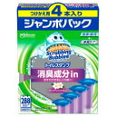 スクラビングバブル トイレスタンプ消臭成分in クリアジャスミン つけかえ用4本入り ジャンボパック ジョンソン SBSTシヨウシユウCジヤスミンカエ4