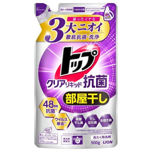 トップクリアリキッド 抗菌 つめかえ用 500g ライオン TCリキツドコウキンツメカエ500G