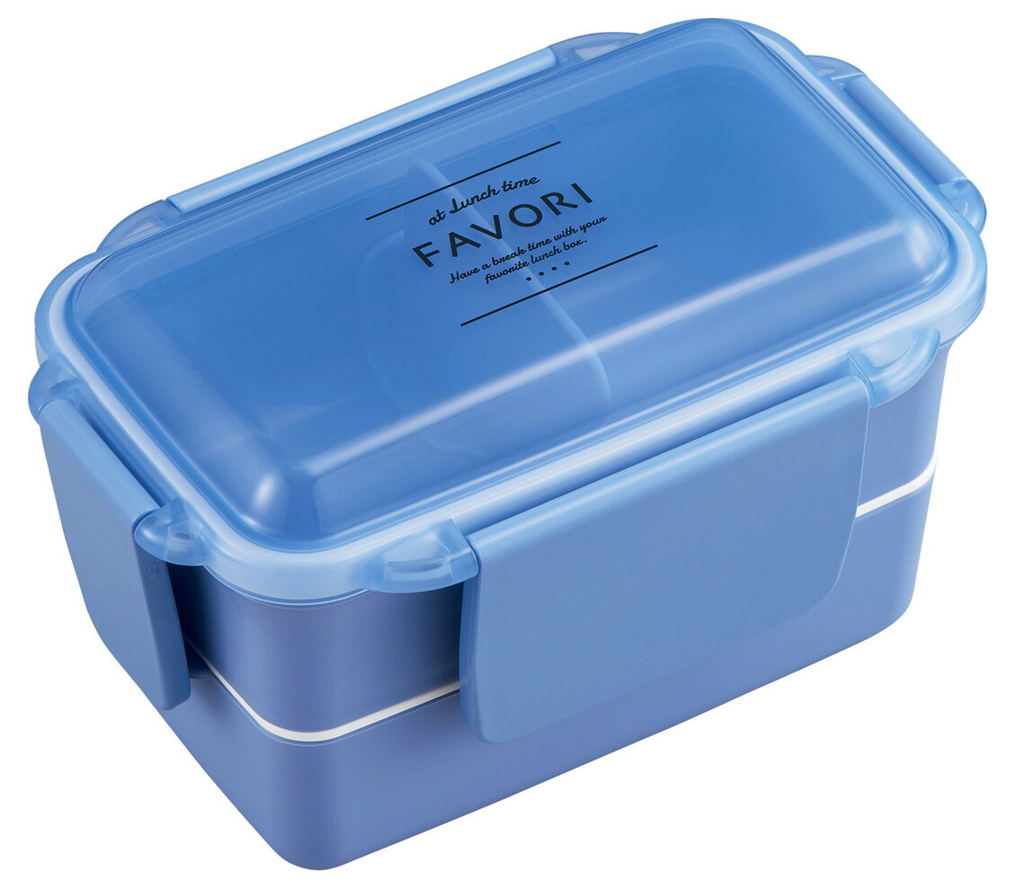 オーエスケー DULNo2ランチボックス二段　ブルー OSK-DUL2PWD-600BL OSK [OSKDUL2PWD600BL]