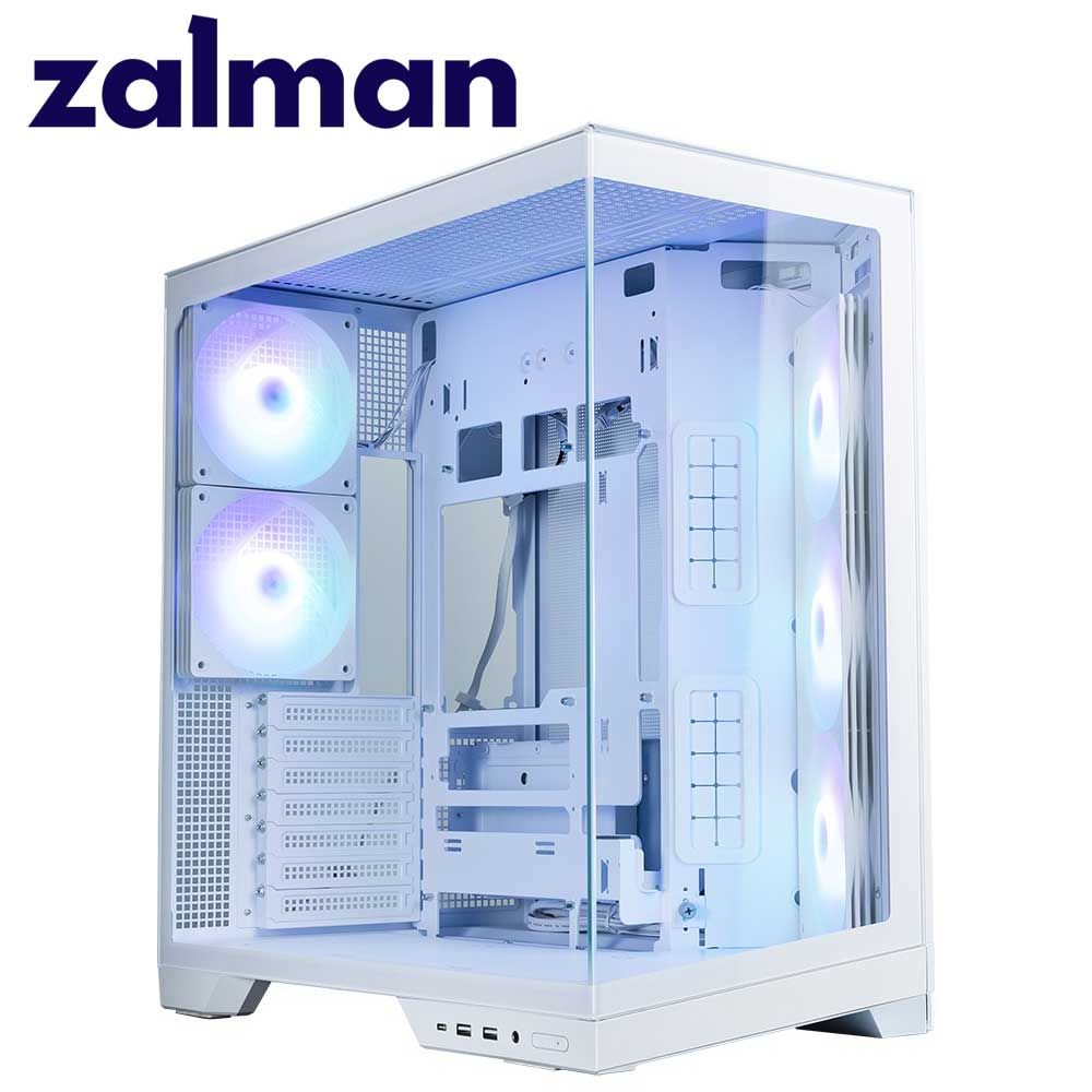 ZALMAN ATX/Micro-ATX/Mini-ITX対応 ミドルタワーPCケース D50（ホワイト） D50WHITE