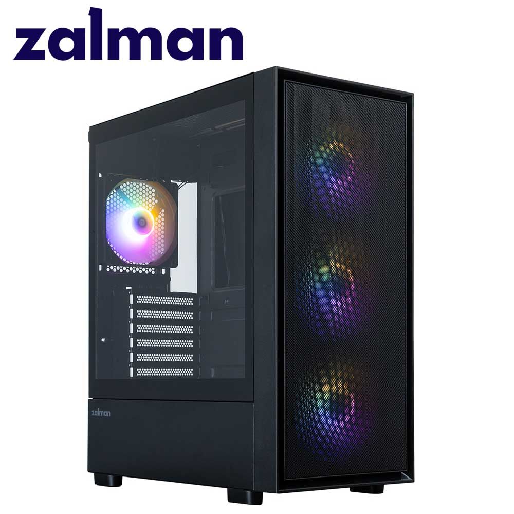 ZALMAN ATX/Micro-ATX/Mini-ITX対応 ミドルタワーPCケース S6（ブラック） S6BLACK