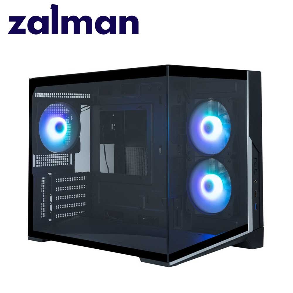 ZALMAN Micro-ATX/Mini-ITX対応 ミニタワー PCケース D30（ブラック） D30BLACK