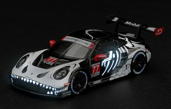 MINI-GT 1/64 ポルシェ 911 GT3 R (992) IMSA プチ・ル・マン 2026 #77 AO Racing "Skeleton Rexy"(左ハンドル)【MGT01436-L】 ミニカー