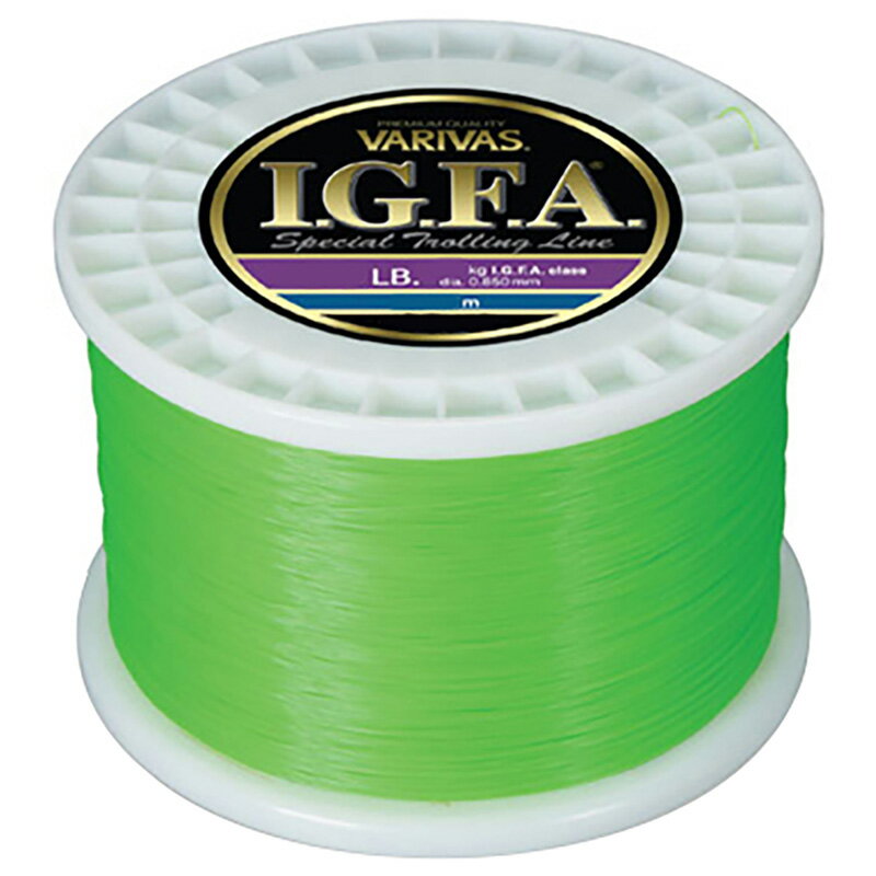 バリバス I.G.F.A. スペシャルトローリングライン 6000m フラッシュグリーン(10号相当/30lb) I.G.F.A. ..