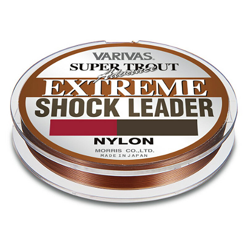 バリバス スーパートラウト アドバンス エクストリーム ショックリーダー ナイロン 30m ブラウン(7号/25lb) スーパートラウト アドバンス エクストリーム ショックリーダー ナイロン 30m(7ゴウ/25lb) VARIVAS ナイロンリーダー
