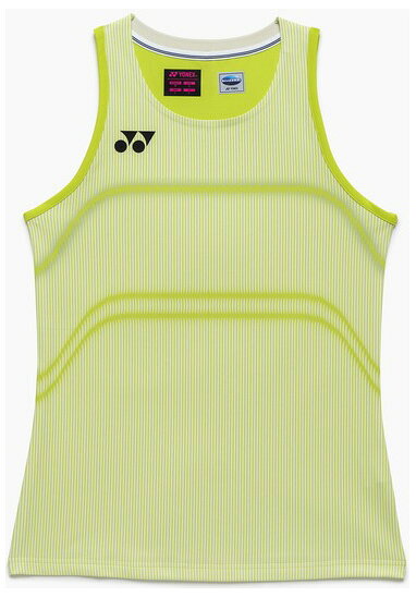 ヨネックス レディース フィットタンクトップ（フレッシュライム・サイズ：XO） YO-20944-680-XO YONEX