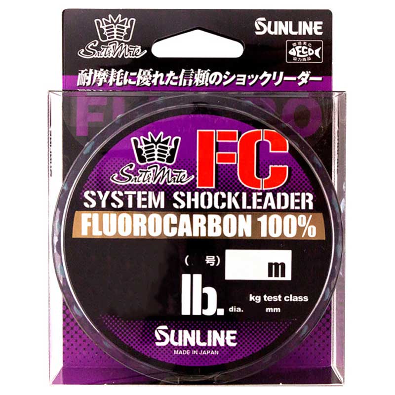 ソルティメイト システムショックリーダーFC クリア 50m(10ゴウ/35lb) サンライン ソルティメイト システムショックリーダーFC クリア 50m(10号/35lb) SUNLINE フロロカーボンリーダー