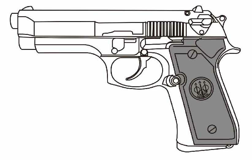 マルシン工業 M9 ドルフィン WディープブラックABS 組立キット モデルガン マルシン