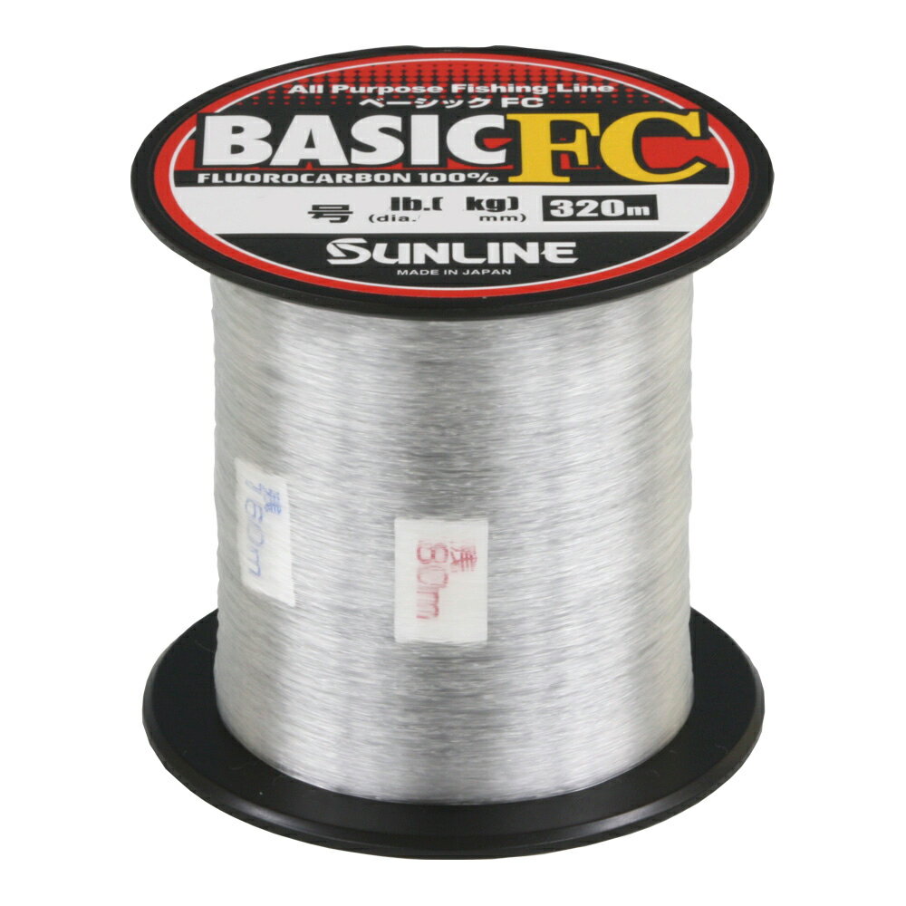 樂天商城 - サンライン ベーシックFC 320m(4号/16lb) ベーシックFC 320m(4ゴウ/16lb) SUNLINE フロロカーボンライン