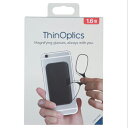 THOP-POD/BK-1.6 シンオプティクス 拡大鏡 POD(ポッド) スマホ貼付タイプ 1.6倍（ブラック） Thin Optics [THOPPODBK16]