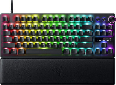 Razer ラピッドトリガー対応 光学式オプティカルキーボード 有線 テンキーレス 英語配列 Huntsman V3 Pro Tenkeyless RZ03-04980100-R3M1